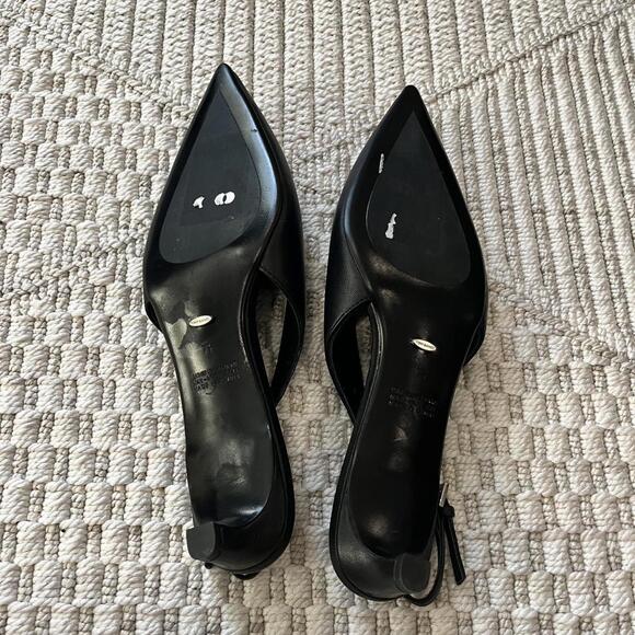 Tony Bianco Charlie Slingback Pump in Black Vintage - Picture 5 of 6